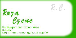 roza czene business card
